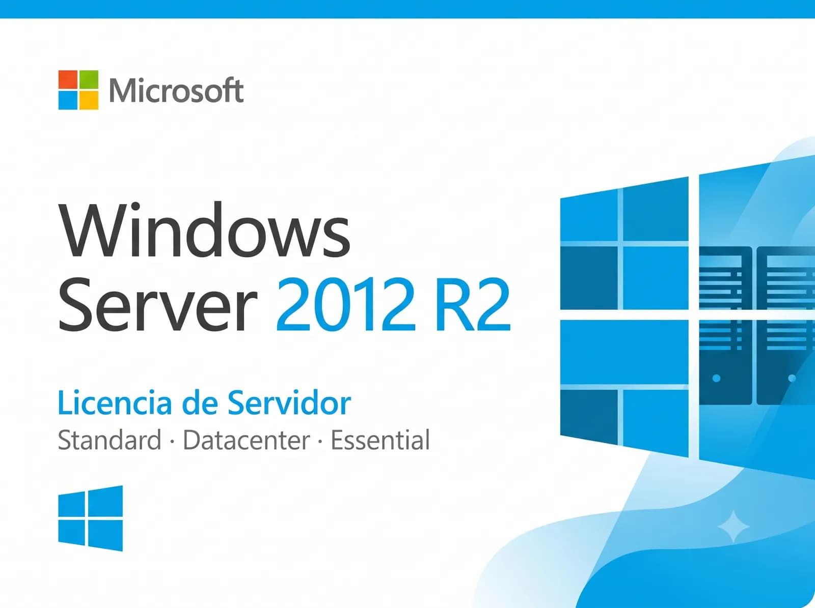 Windows Server 2012 R2 Retail Standard/Datacenter/Essential 2 PC