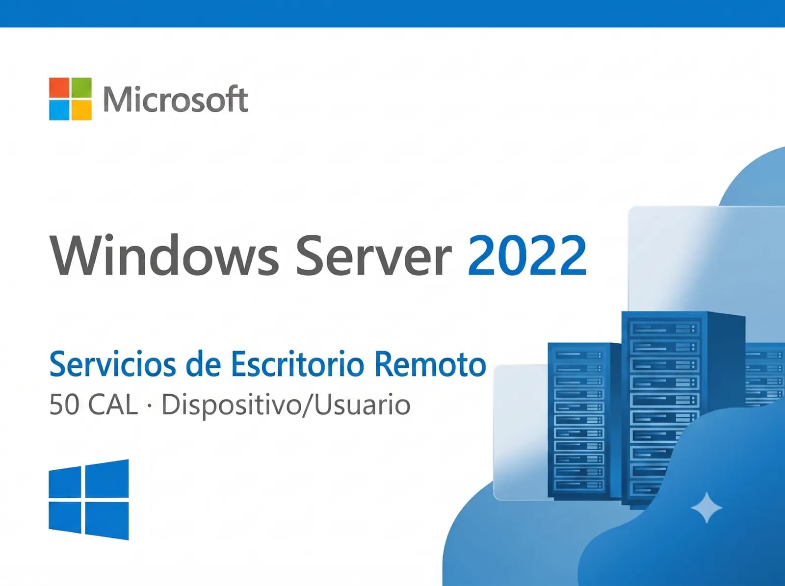 Windows Server 2022 Remote Desktop Services Device/User Connections 50 CAL