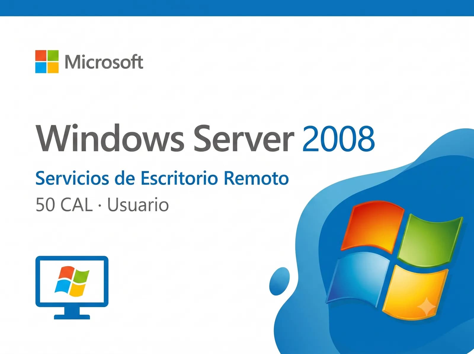 Windows Server 2008 Remote Desktop Services Device/User Connections 50 CAL