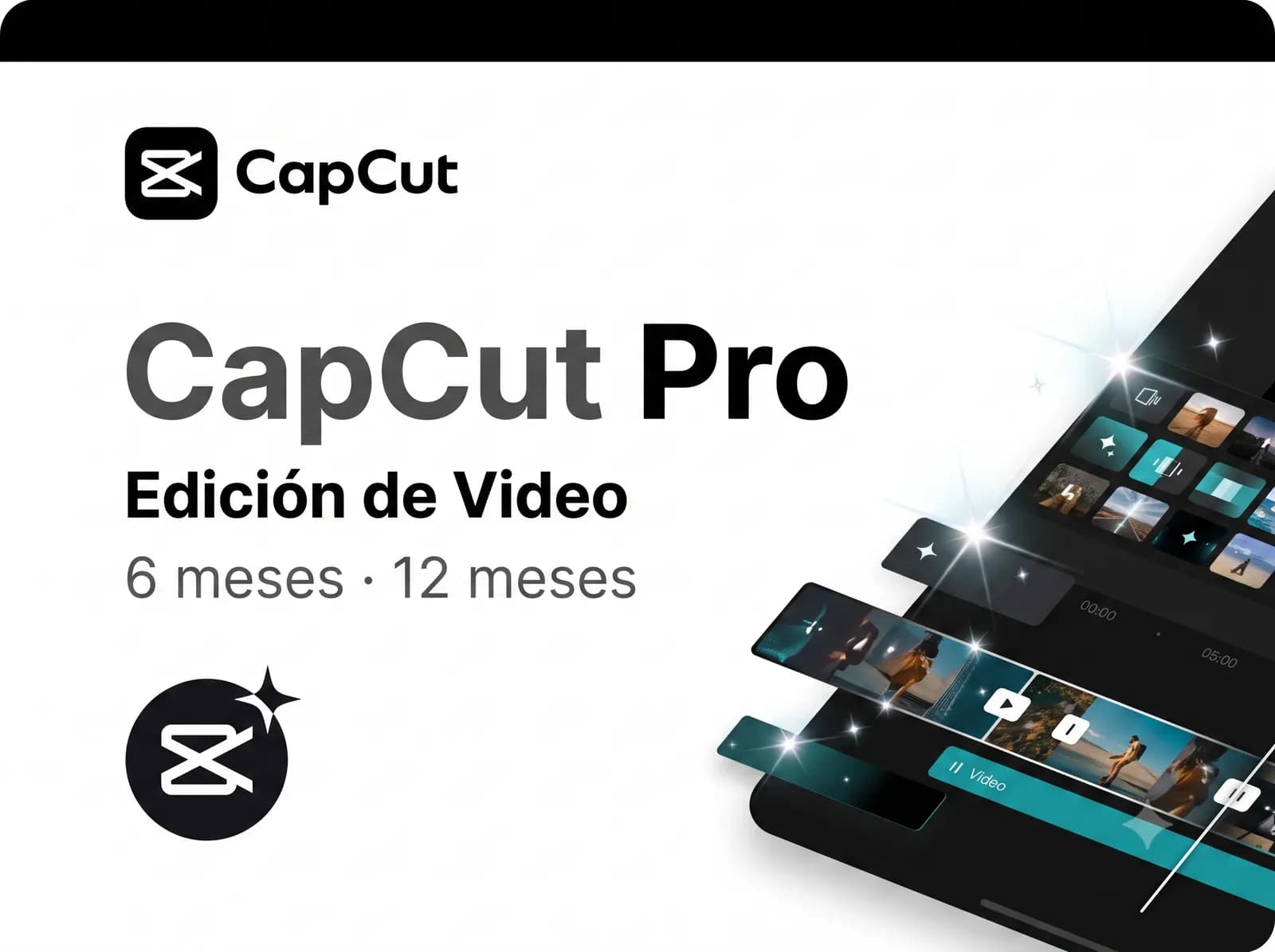 CapCut Pro 6 meses Cuenta Individual